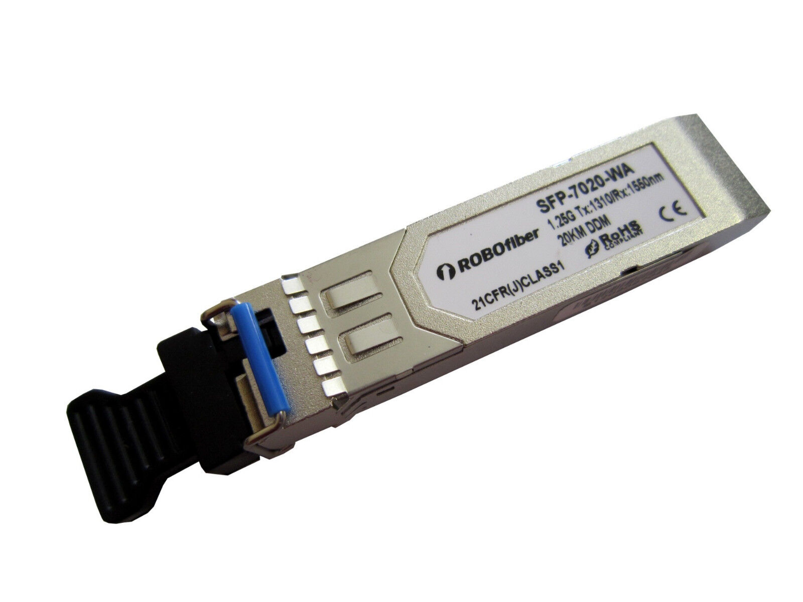 SFP Gigabit WDM single strand BiDi A 20Km Tx:1310/Rx:1550nm Cisco compatible DDM
