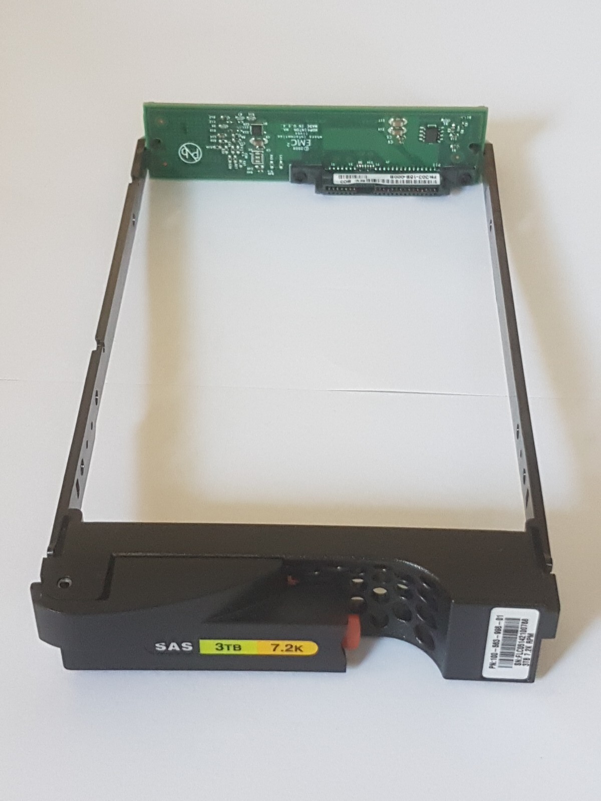 EMC 100-563-998-01 3.5" 3TB SAS Adapter Frame Caddy Tray