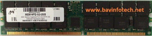 MEM-NPE-G2-2GB  2GB Memory Approved For Cisco 7200 NPE-G2 