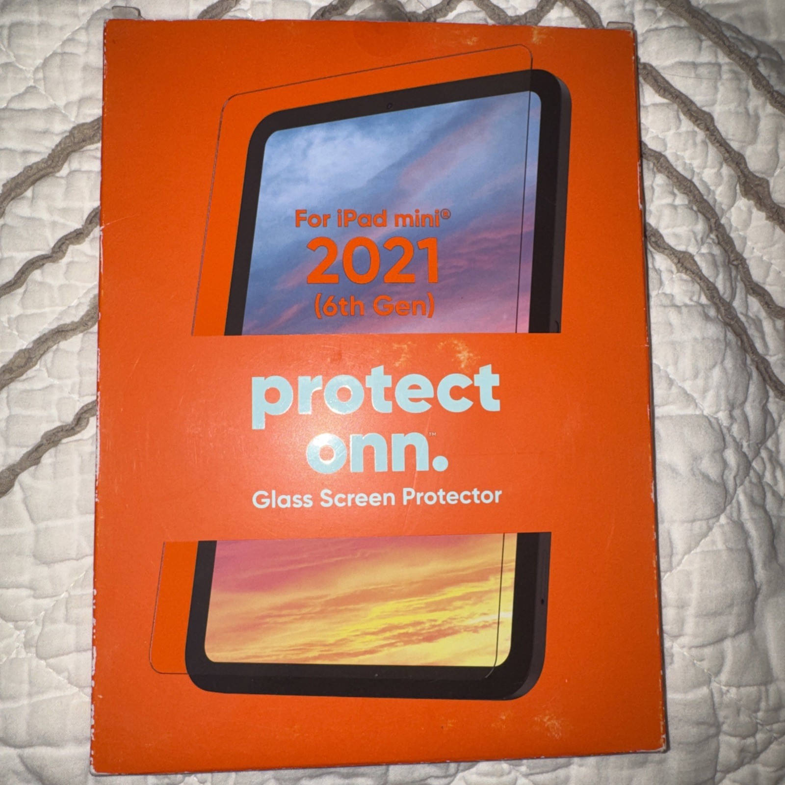 Protect Onn Glass Screen Protector for iPad Mini 2021 (6th Gen) New In Box
