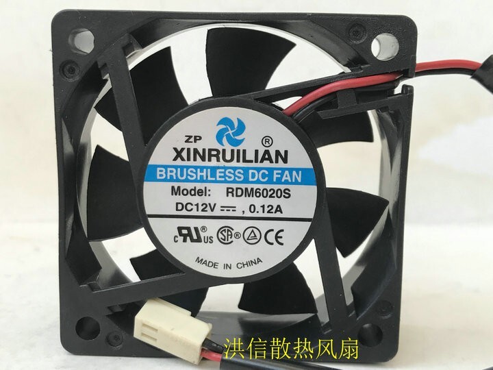 XINRUILIAN 6020 RDM6020S DC12V 0.12A 6CM silent cooling fan
