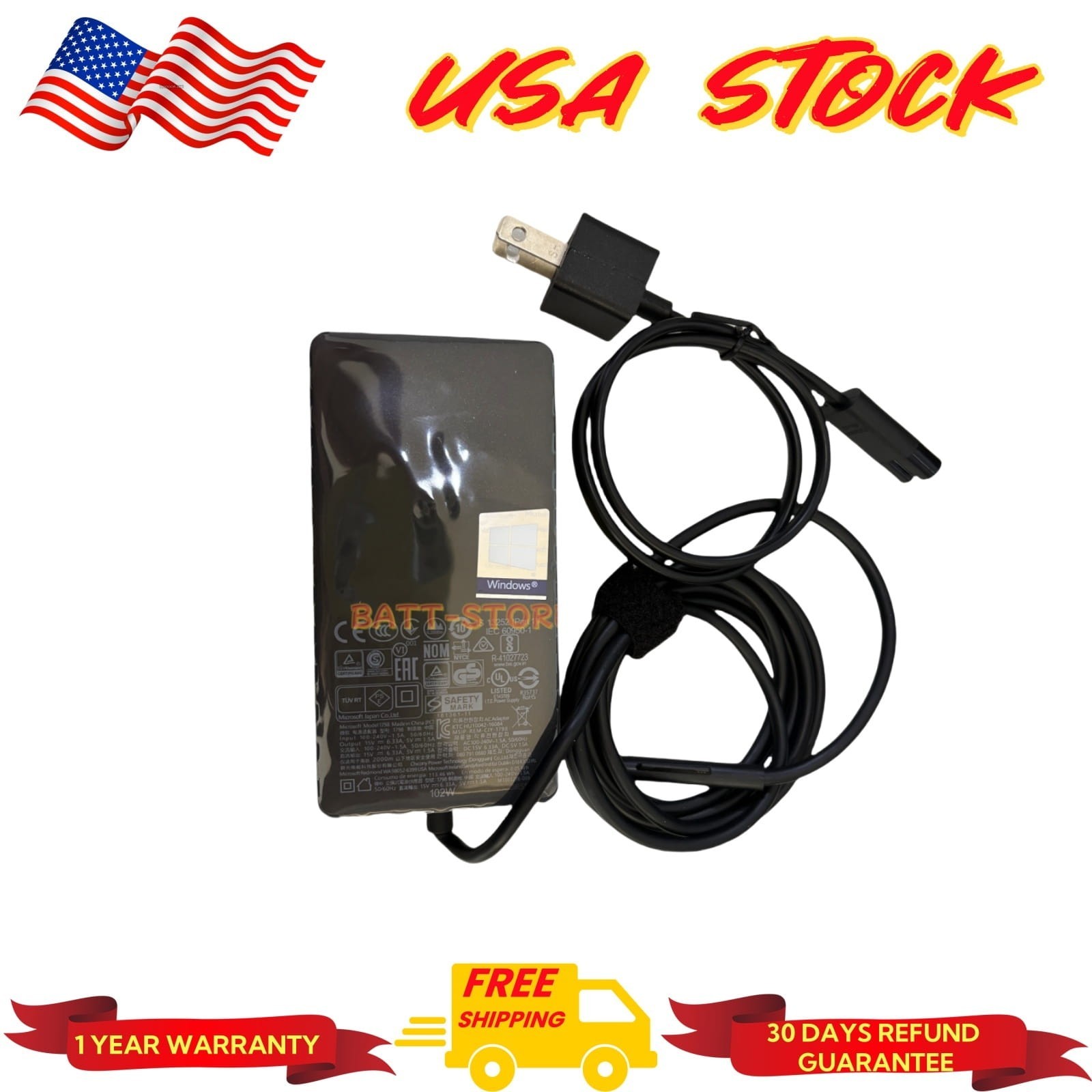 102W 1798 New Original AC Power Adapter Charger for Microsoft Surface Book 2 3