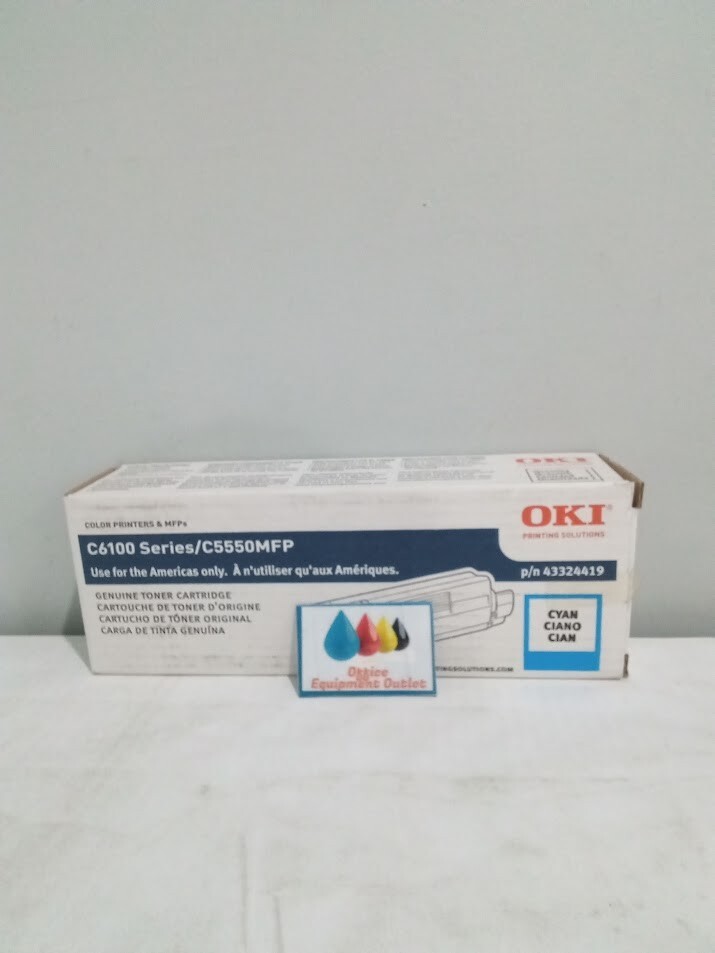 Oki 43324419 Cyan Toner Cartridge