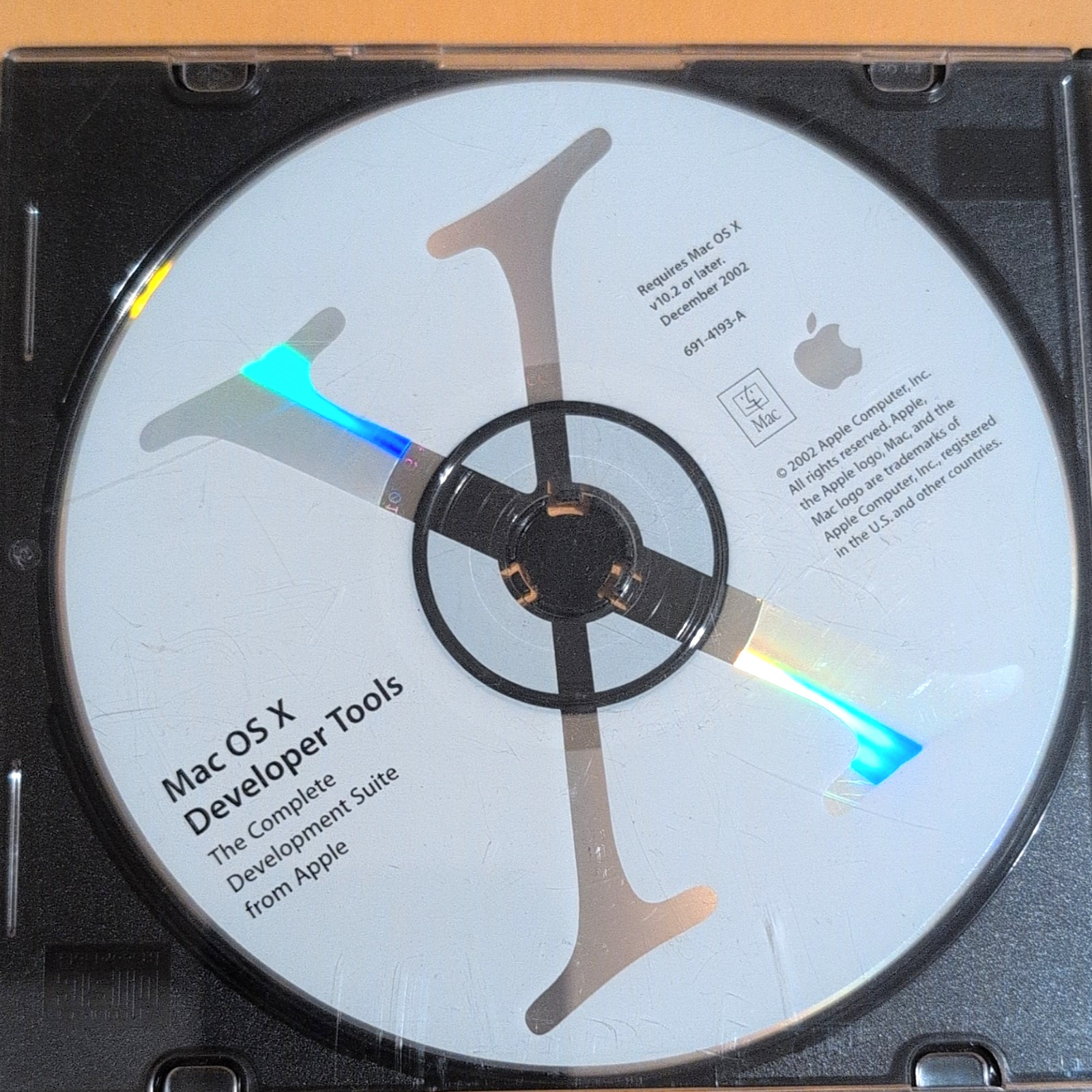 Apple Mac OS X Developer Tools CD for OS X 10.2 Jaguar English 691-4199-A