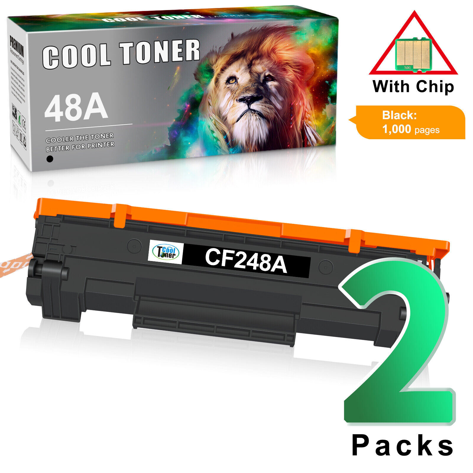 CF248A High Yield Toner Compatible With HP 48A Laserjet Pro M15W M29W M28W Lot