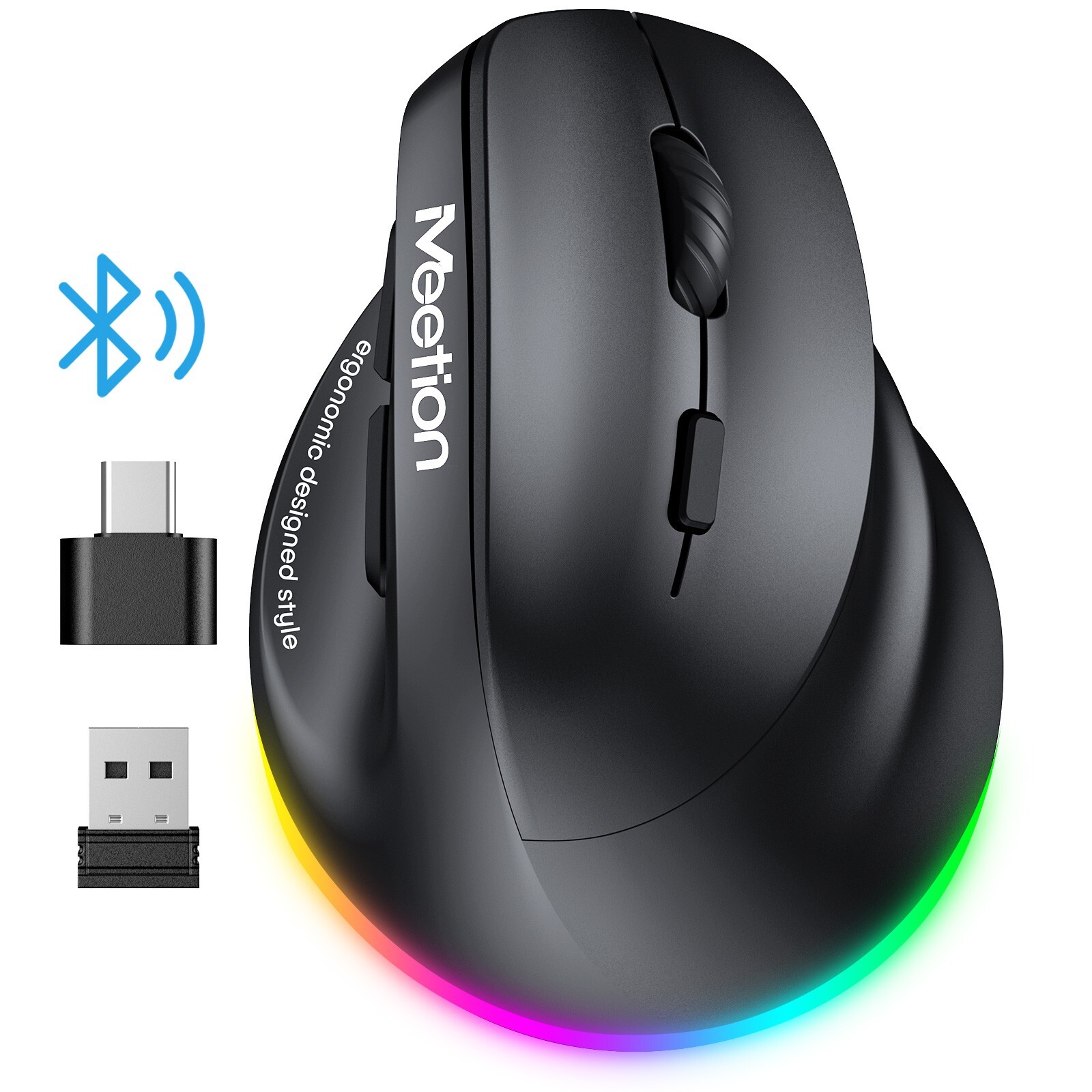 Gurren Buggie Mouse MeeTion BTM10 - RGB - Right Hand