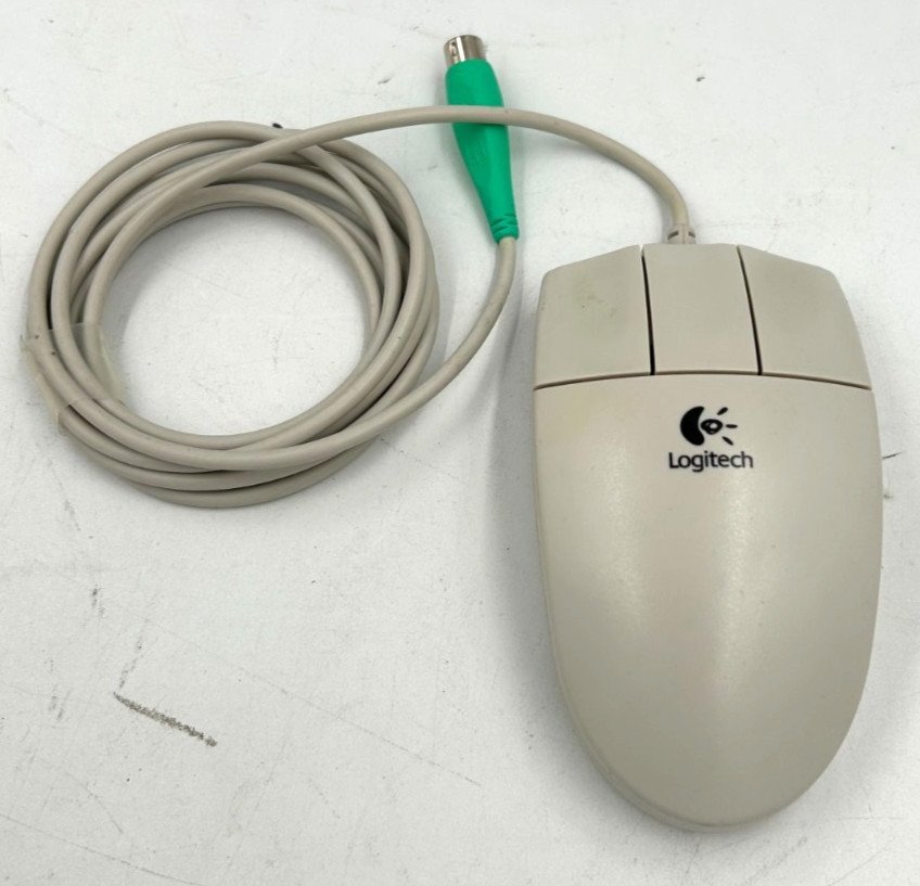 Logitech M-S35 3 button PS/2 'ball mouse'