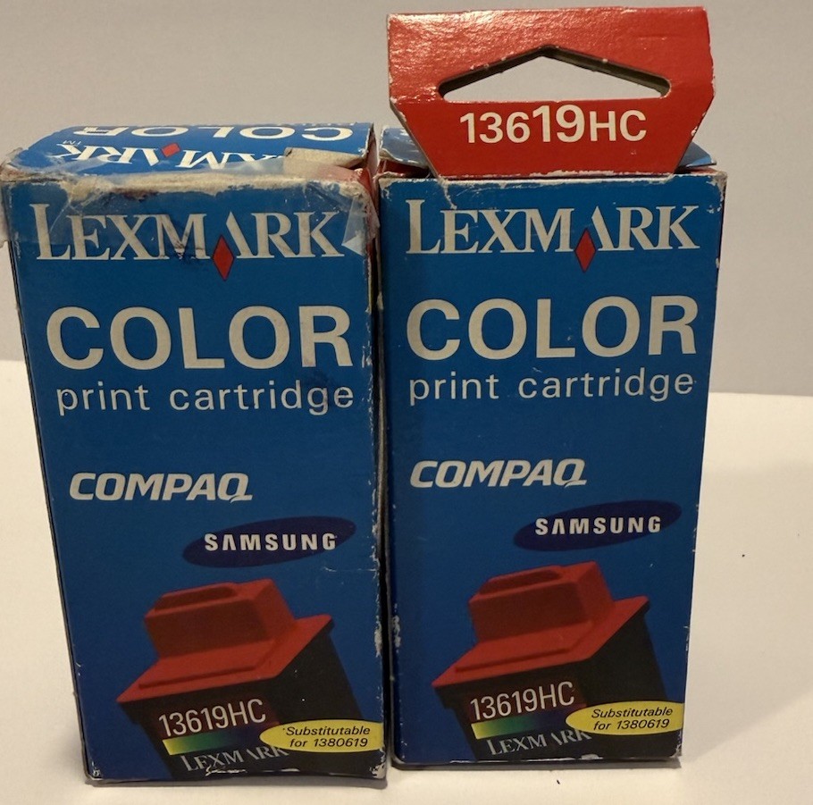 Lexmark Genuine Original Color Print Cartridge 13619HC for Compaq Samsung