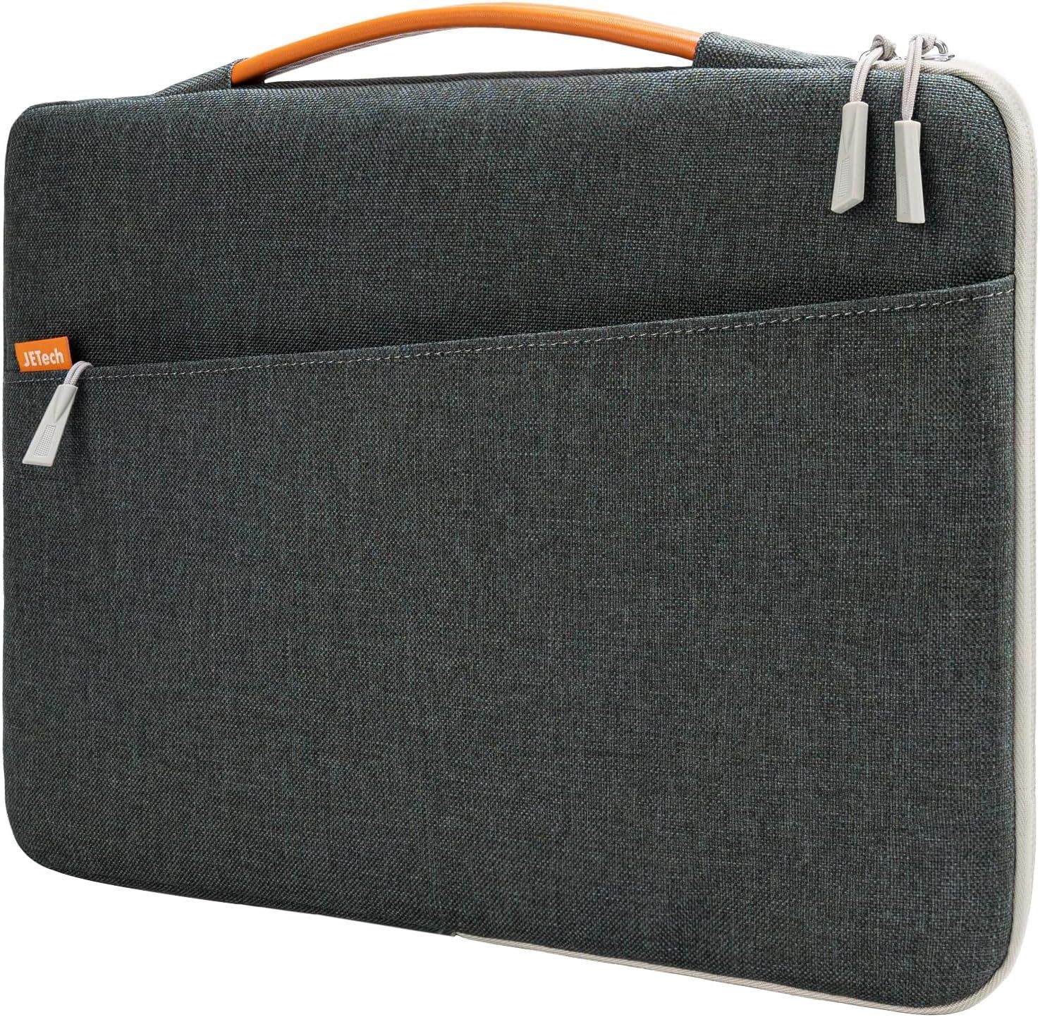 Laptop Sleeve for 13-14 Inch MacBook Air/Pro, Waterproof Dark Grey Case Bag