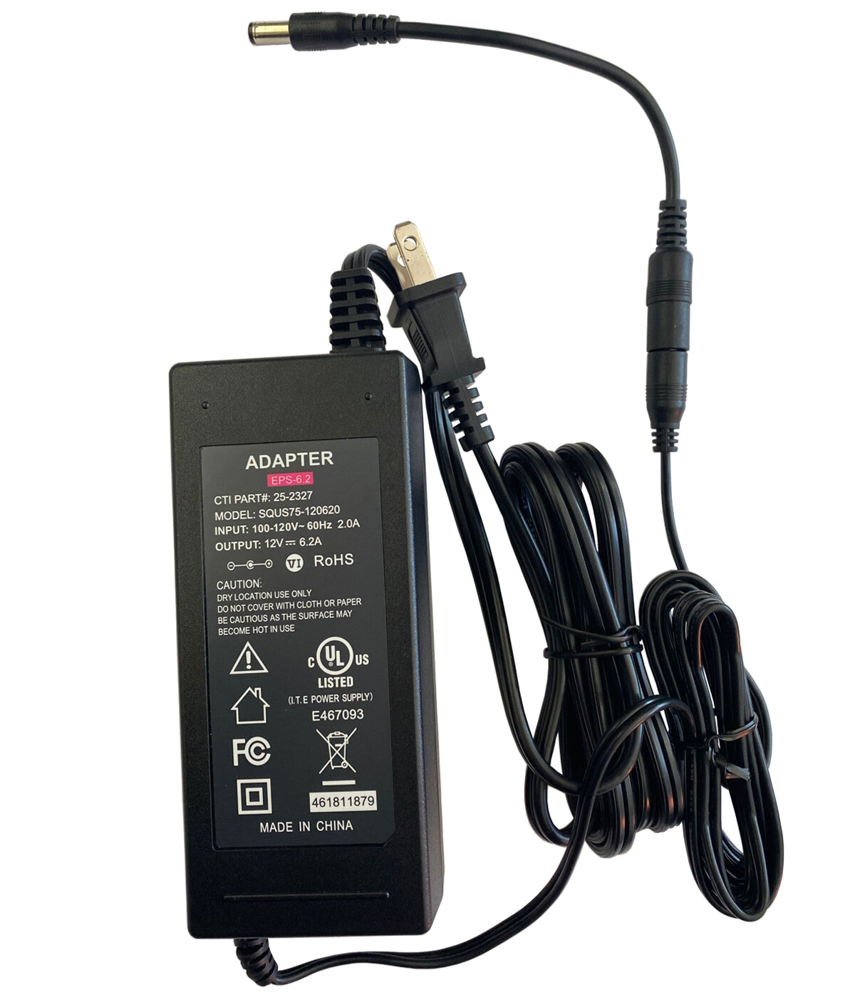 12V AC Adapter For Polycom RealPresence Group 300/500 Video Conference Equipment