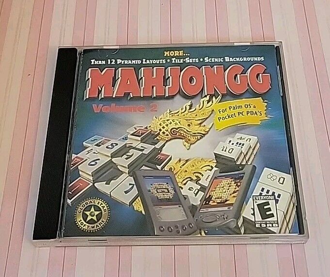 Vintage 2002 PC Game - Mahjongg Vol 2 - Global Star Software CD-Rom Window 95/98