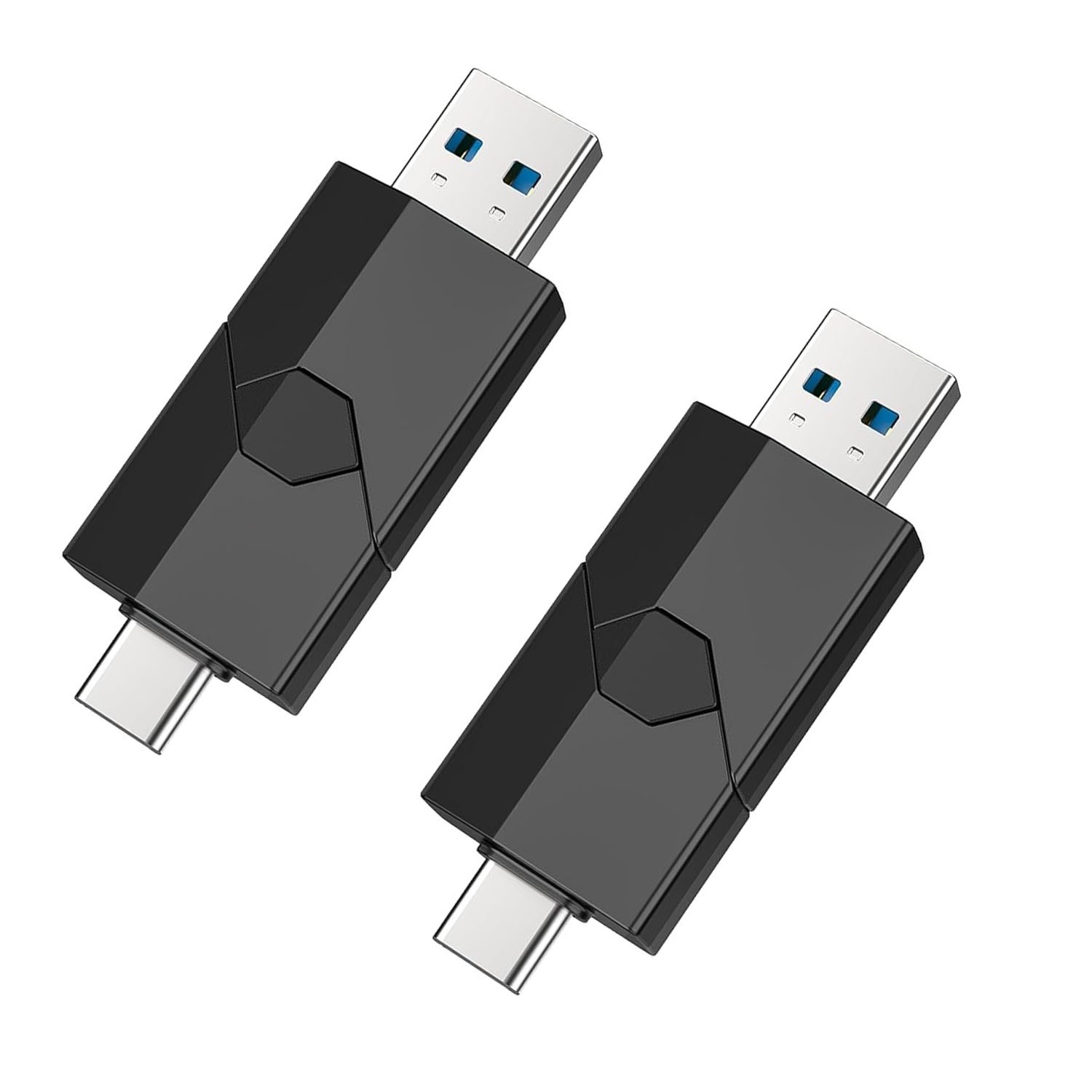 Kootion USB2.0 32GB 2PCS Retractable Style USB Type-C For Android Samsung Device
