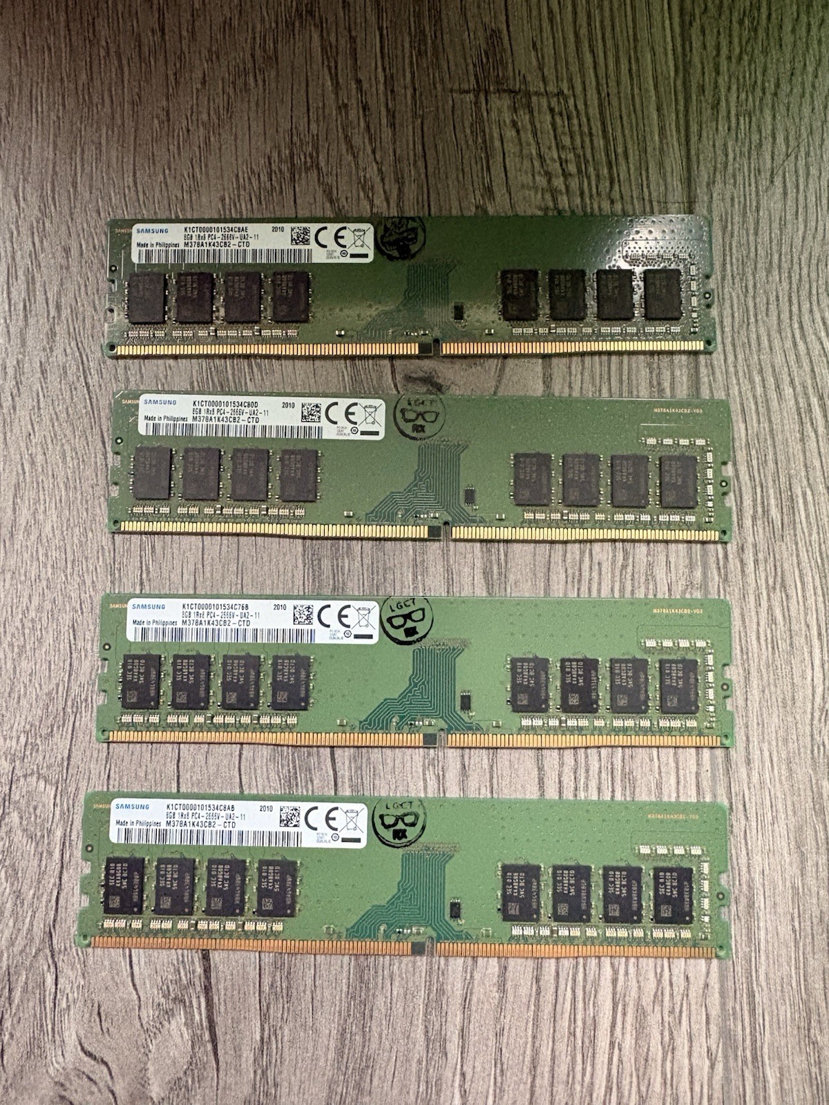 Samsung 32GB DDR4 2666MHz Desktop RAM (4x8) Memory - M378A1K43CB2