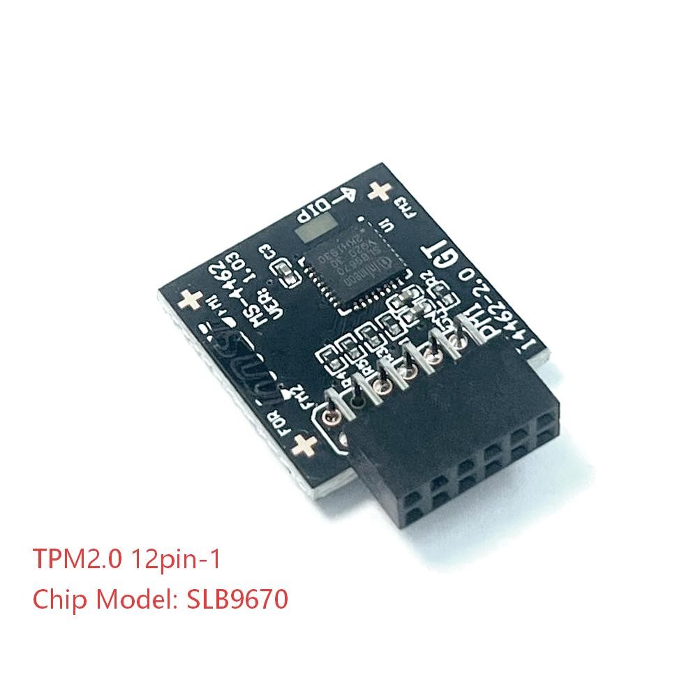 TPM2.0 12pin-1 Module Trusted Platform for MSI MS-4462 X670E GAMING PLUS WIFI US