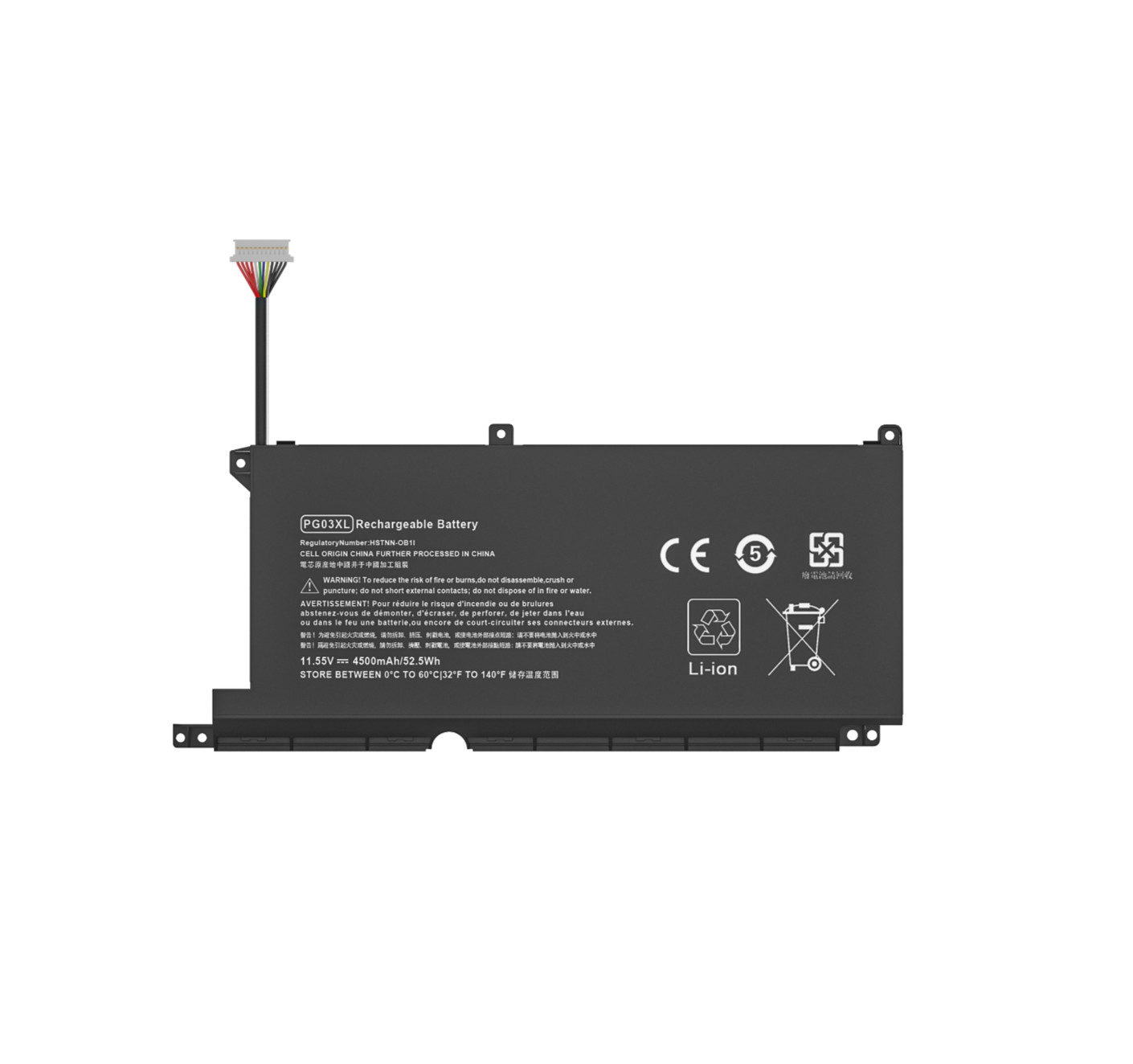✅52.5Wh 11.55V PG03XL Battery I48495-005 For HP Pavilion Gaming 15-DK dk0020TX