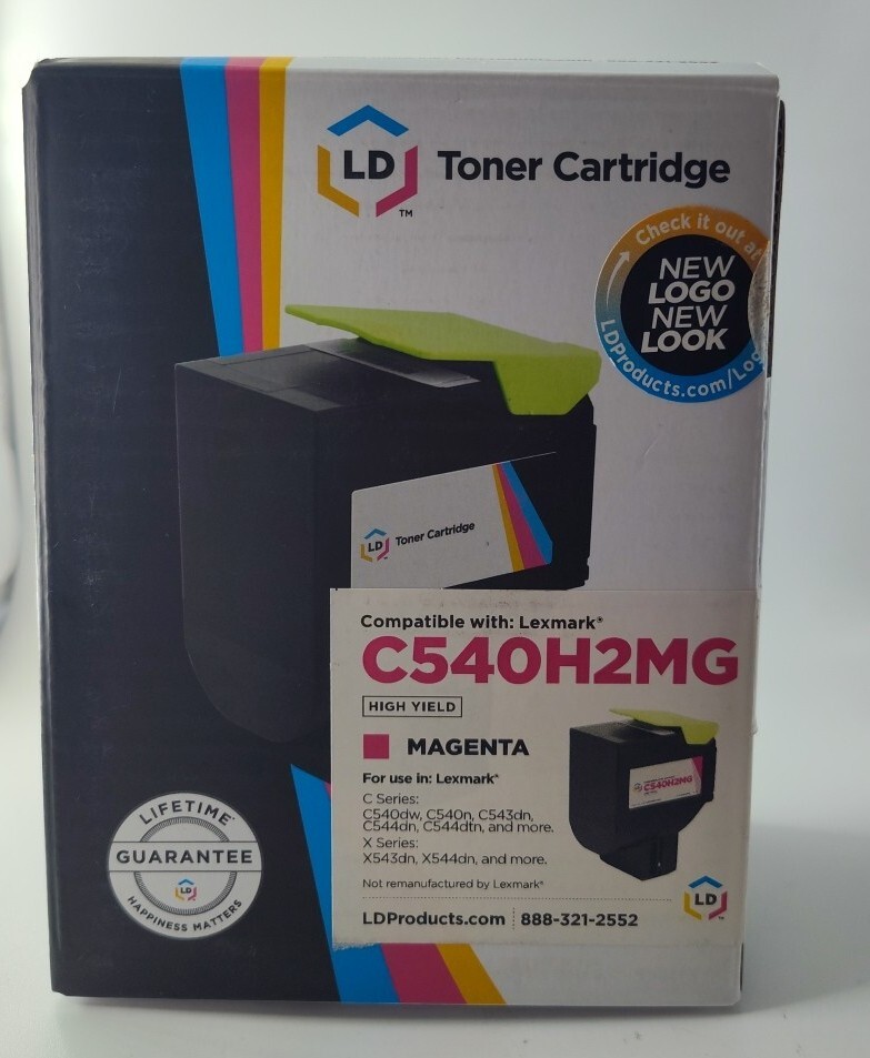 LD Toner Ink Cartridge C540H2MG Magenta For Use In Lexmark