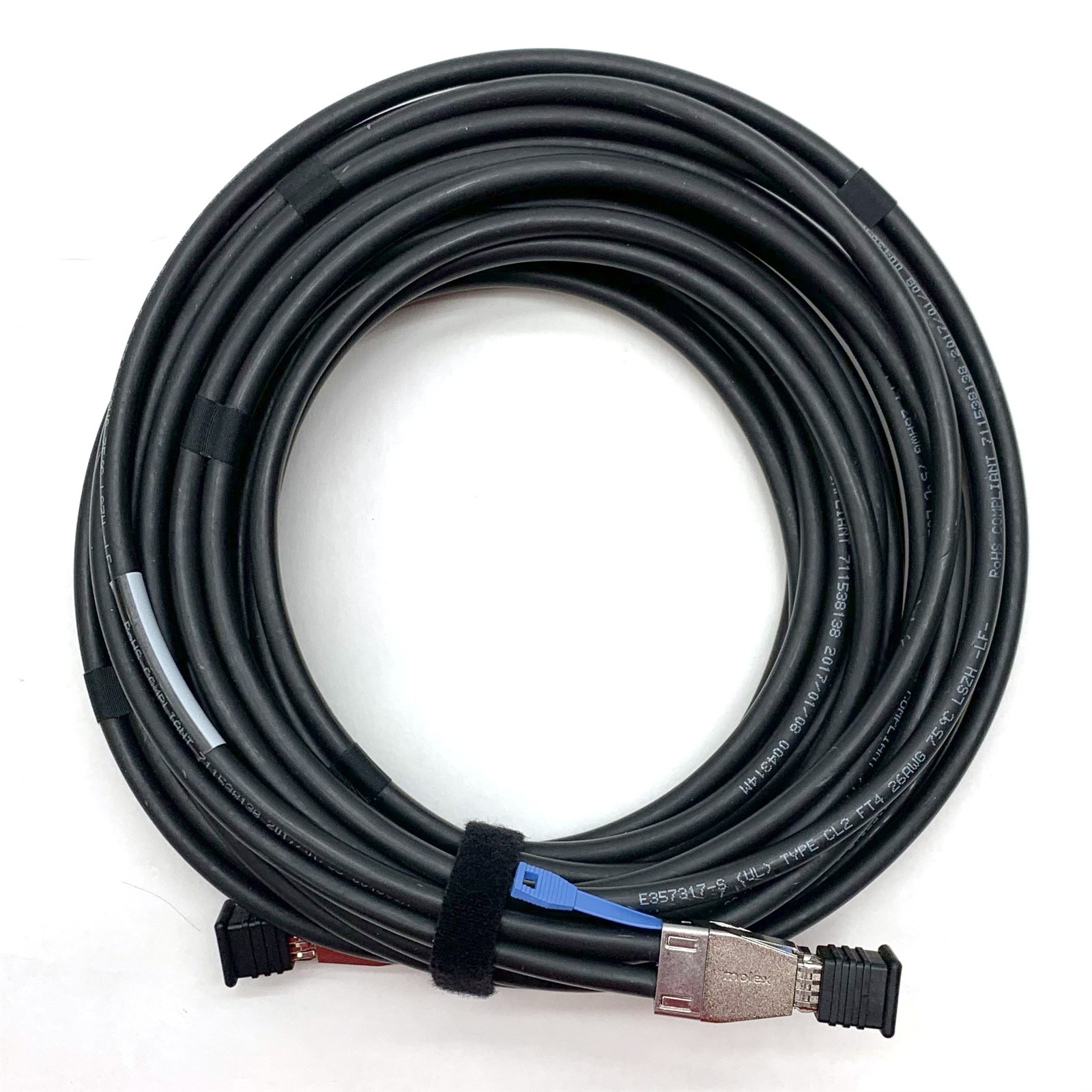 NetApp Molex 5M 12Gbps MiniSAS HD to MiniSAS HD SFF-8643 Cable 112-00439
