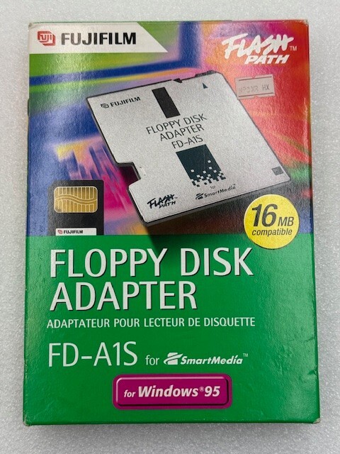 Fujifilm FD-A1S 16MB Compatible (For SmartMedia Windows 95) Floppy Fisk Adapter