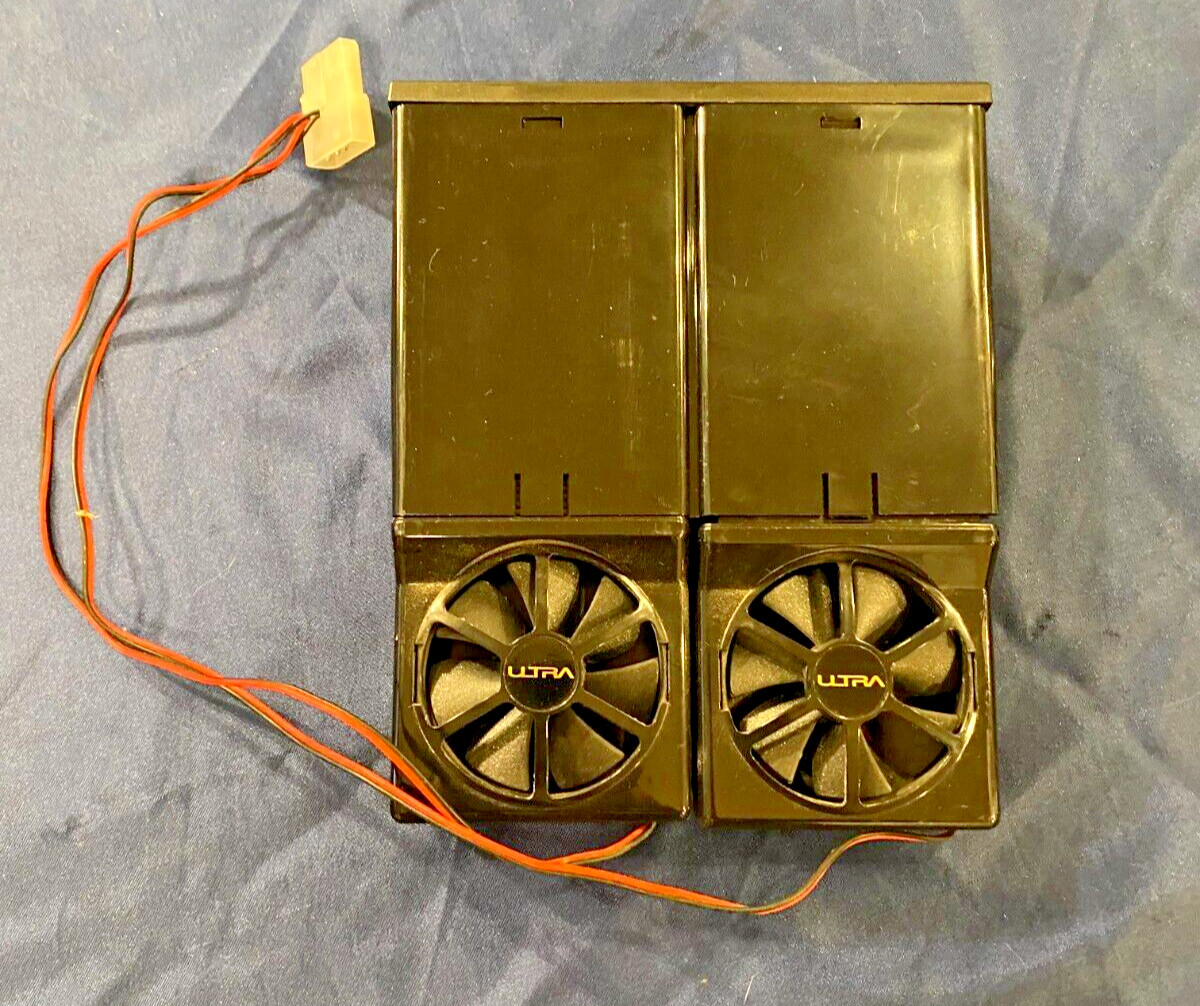 Ultra Bay Freezer PC Advanced Cooling Dual Exhaust Fans Part #ULT30984 (New)