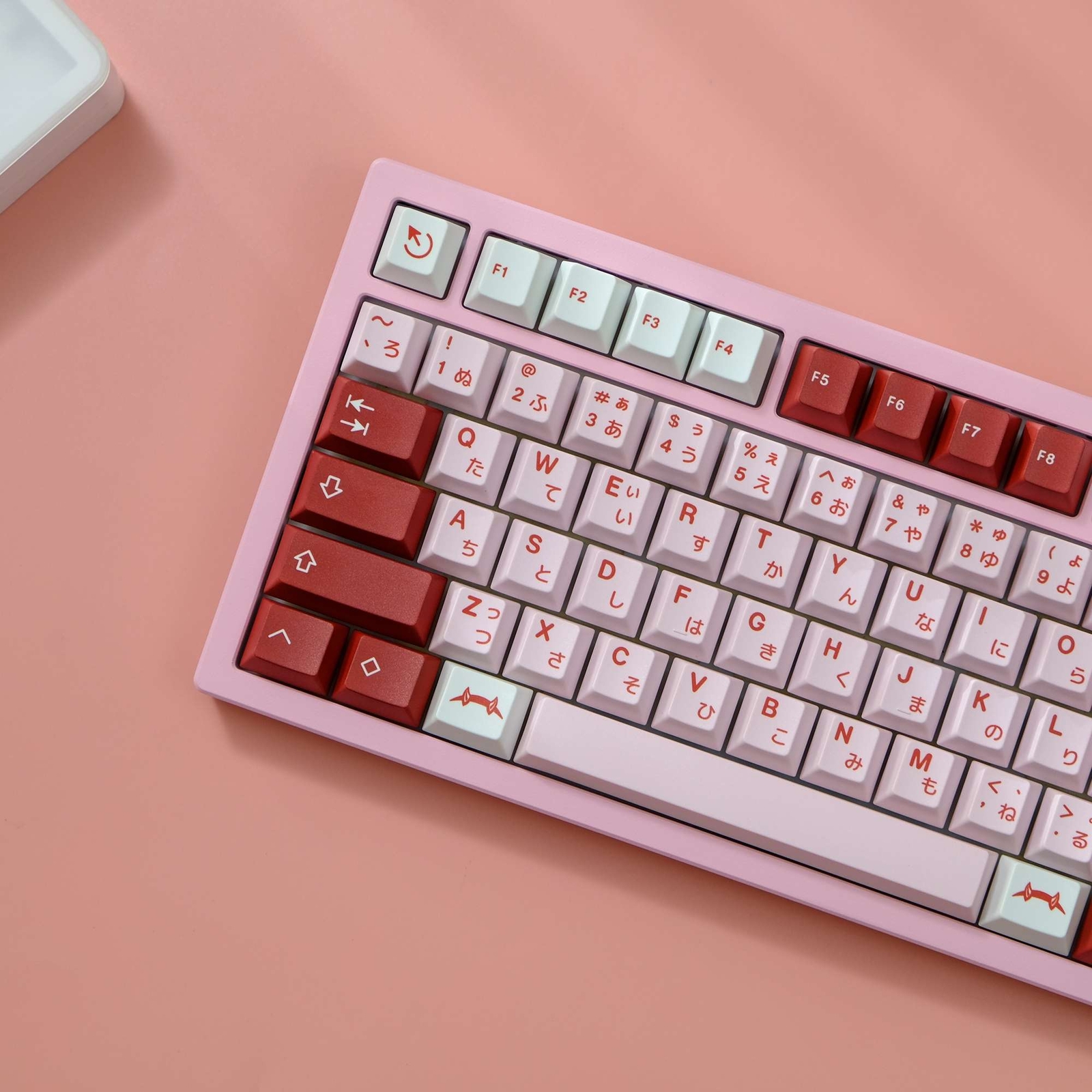 143 Keys Red White Darling KeycapsCherry Profile Dye Subs PBT Keycap Set