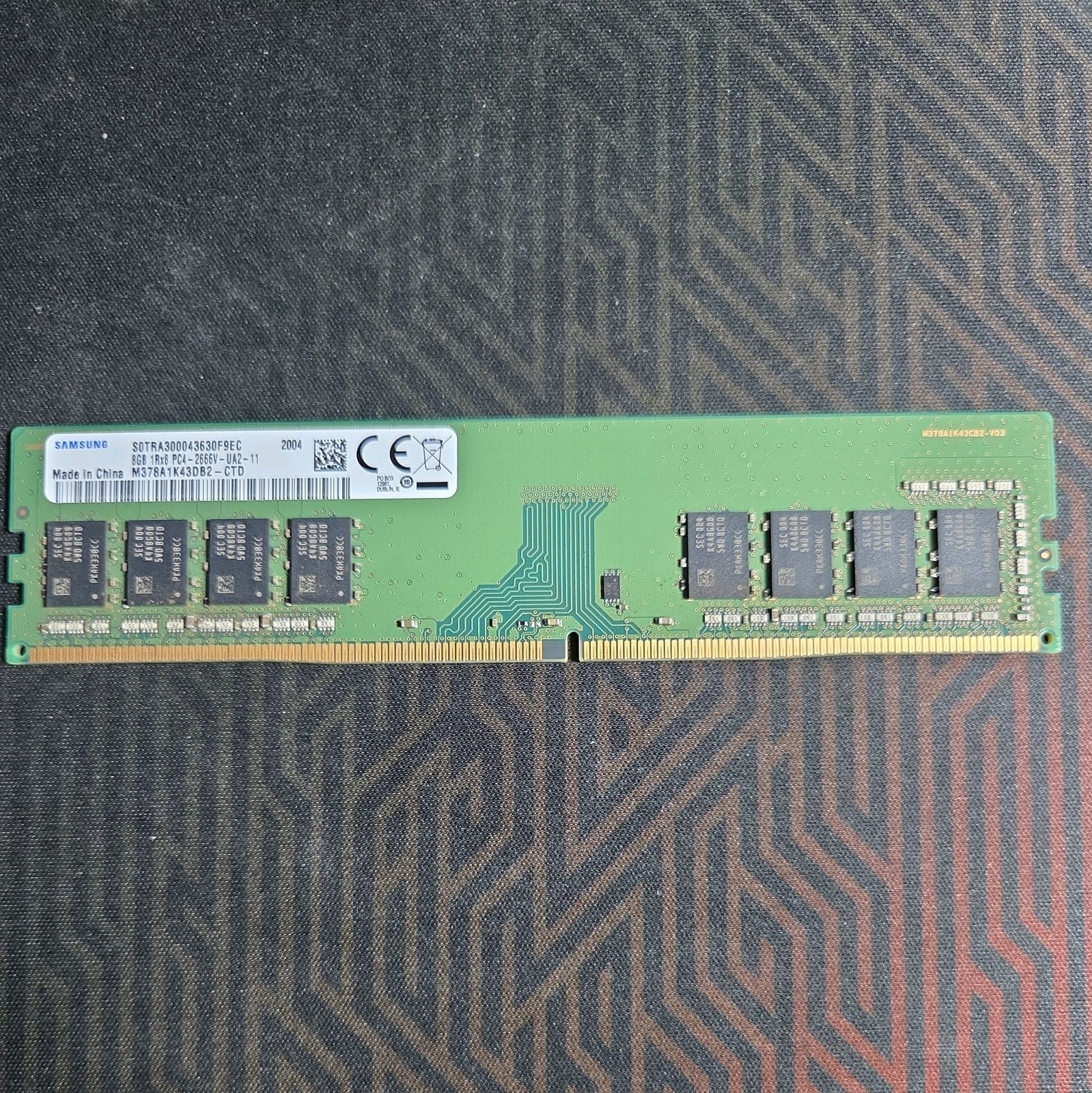 Samsung 8GB DDR4 2666MHz PC4-21300 Desktop RAM M378A1K43DB2-CTD