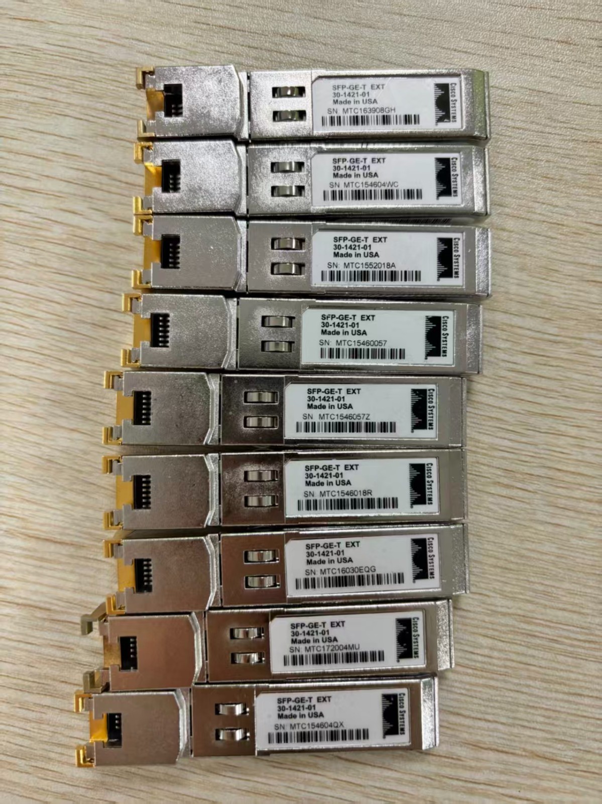 CISCO SFP-GE-T 1000BASE-T SFP Copper Transceiver Module GLC TE SFP to RJ-45