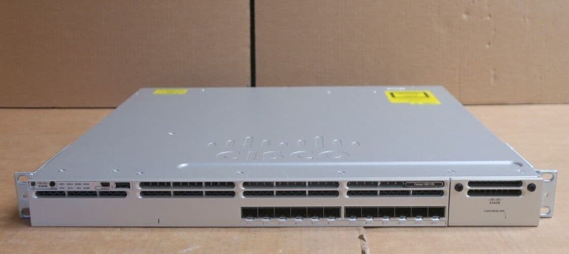 Cisco WS-C3850-12XS-E IP SERVICE Switch 12 SFP+ Ethernet Ports