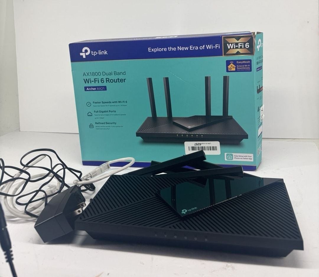 TP-Link AX1800 Dual Band Wi-Fi 6 Router Archer AX21
