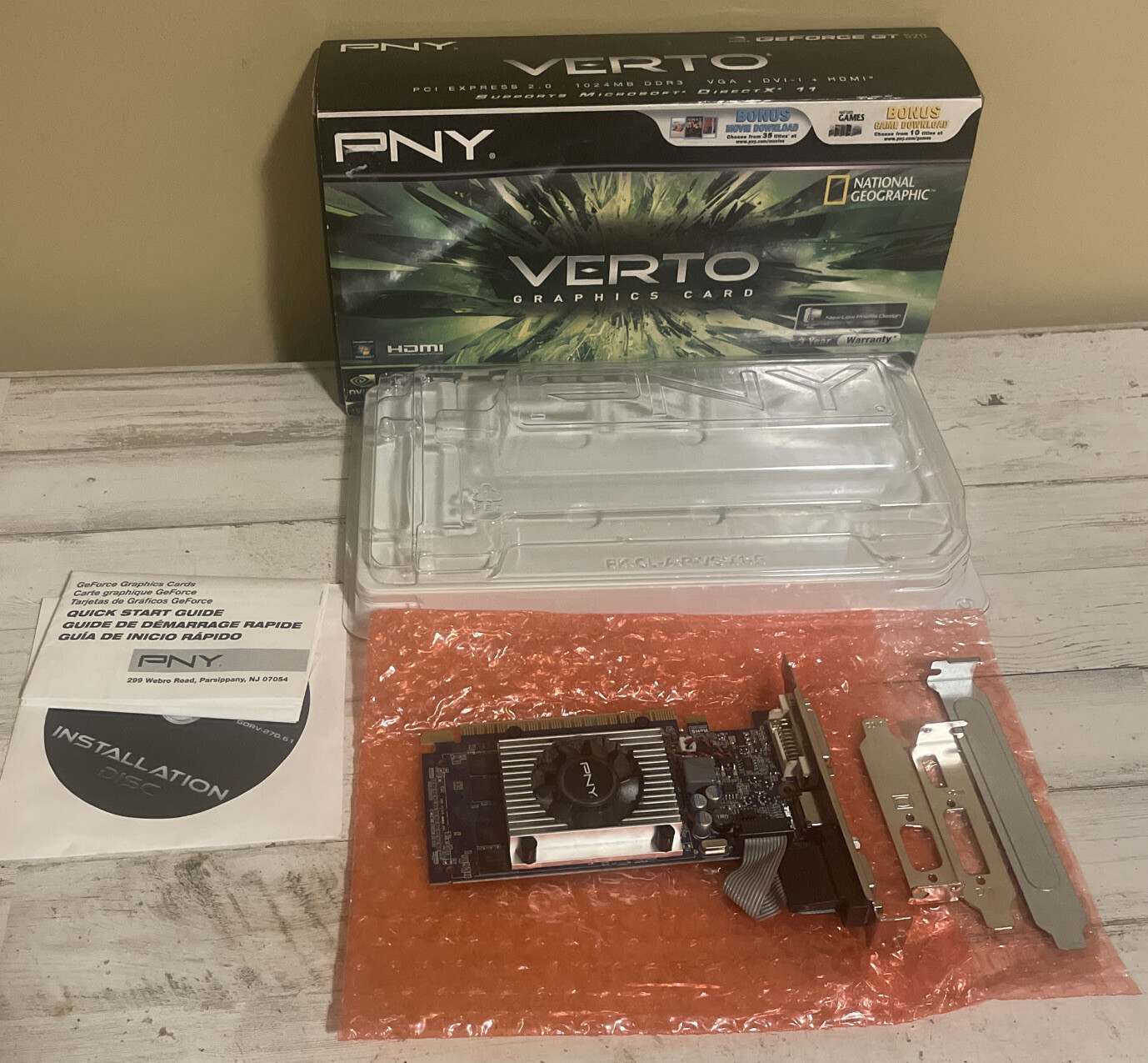 PNY NVIDIA GeForce (VCGGT5201XPB-CG) 1 GB DDR3 SDRAM PCI Express Graphic Card