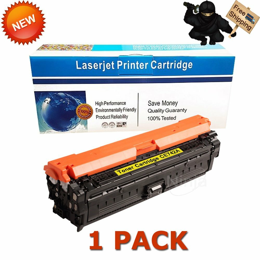 Yellow Toner Cartridge For HP 307A Color LaserJet Pro CP5225dn CP5225n CE742A