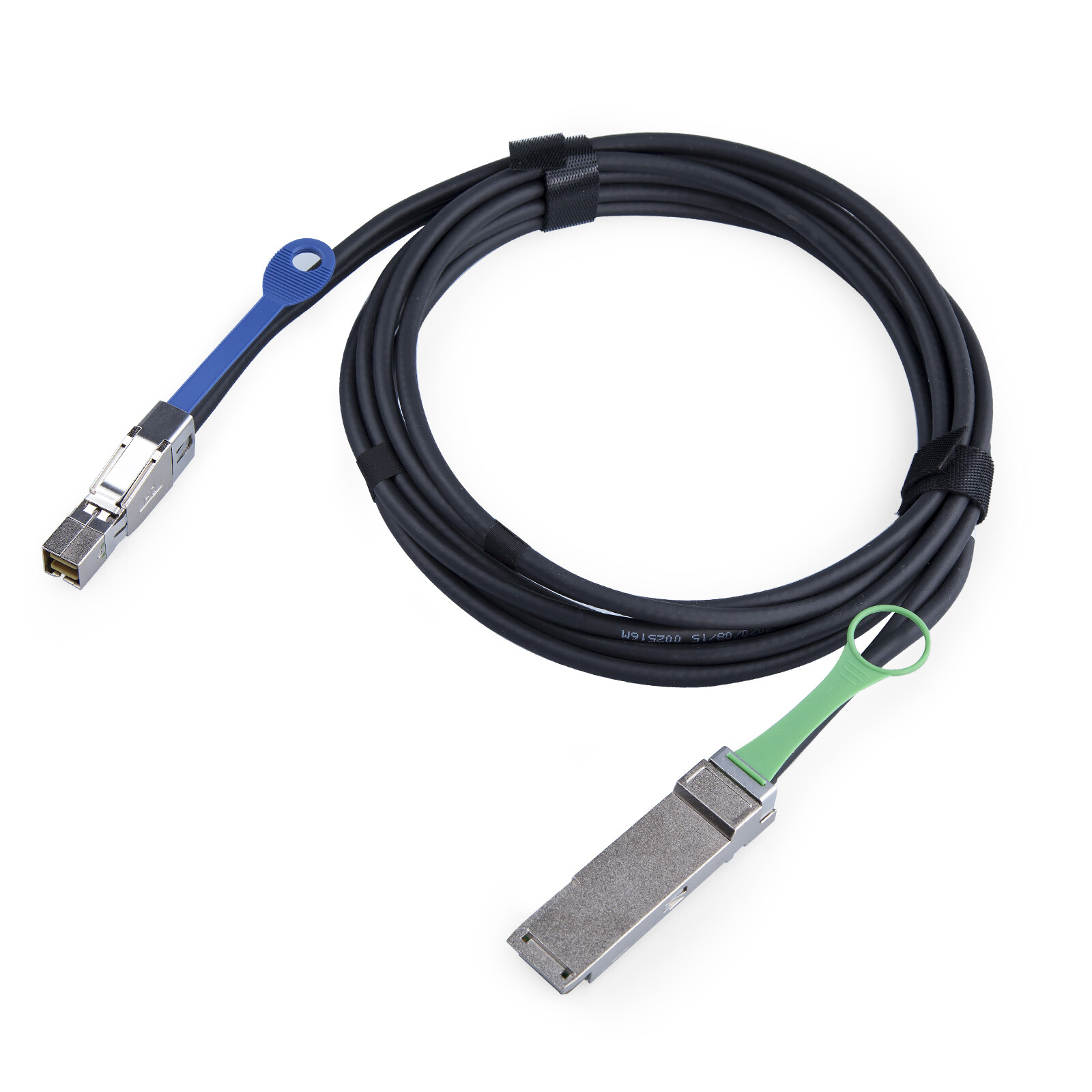 12G External Mini SAS HD SFF-8644 to QSFP(SFF-8436) Hybrid SAS Cable 0.5~2 Meter