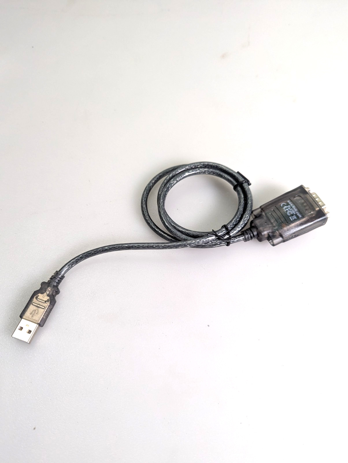 LINDY 42686 USB to RS232 Serial Converter with COM Retention, Black Single
