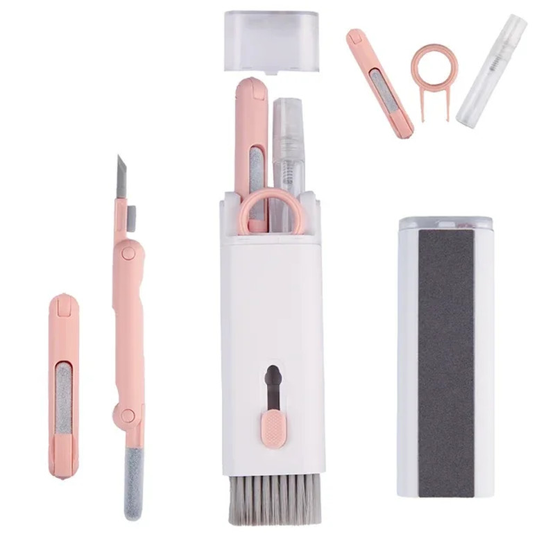 7-in-1 Keyboard Cleaning Kit – Screen Brush, Earphone Cleaner, Dust Tool Set