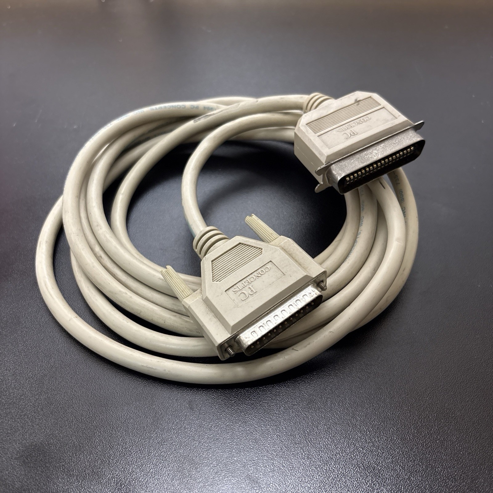 PC Concepts 10ft Parallel Printer Cable Used.