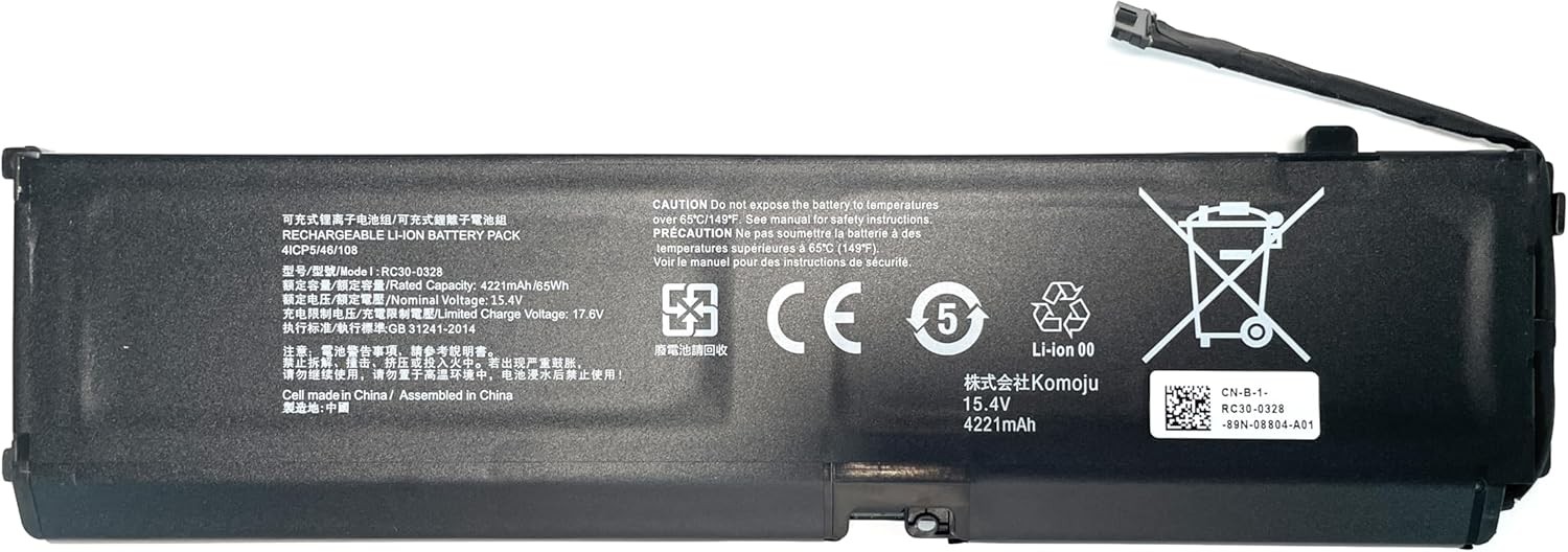 15.4V 4221mAh 65Wh RC30 0328 RZ09 0328 RZ09 0330 4ICP5 46 108 Laptop Battery