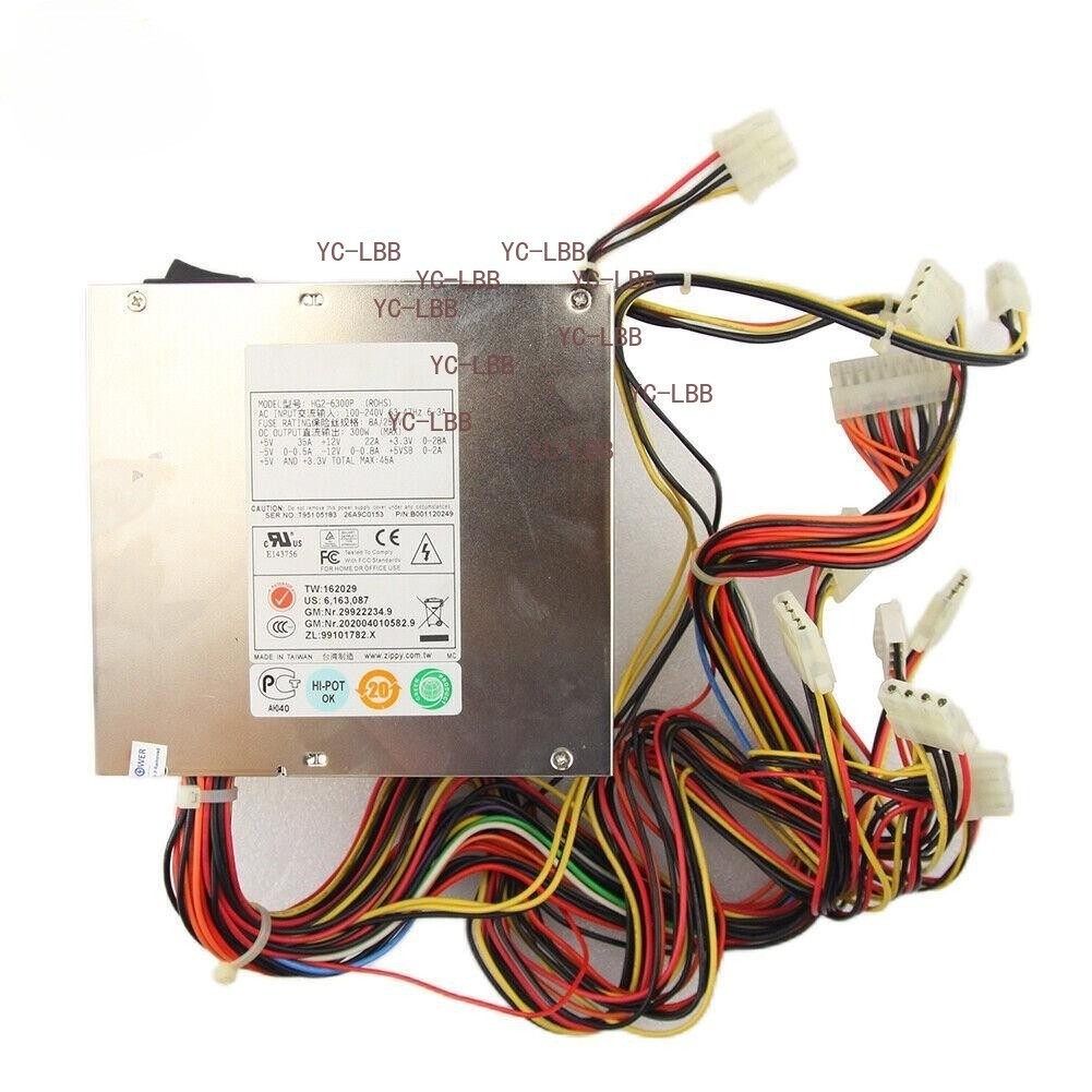 HG2-6300P 300W Power Supply for Zippy ATX Computer Equipment