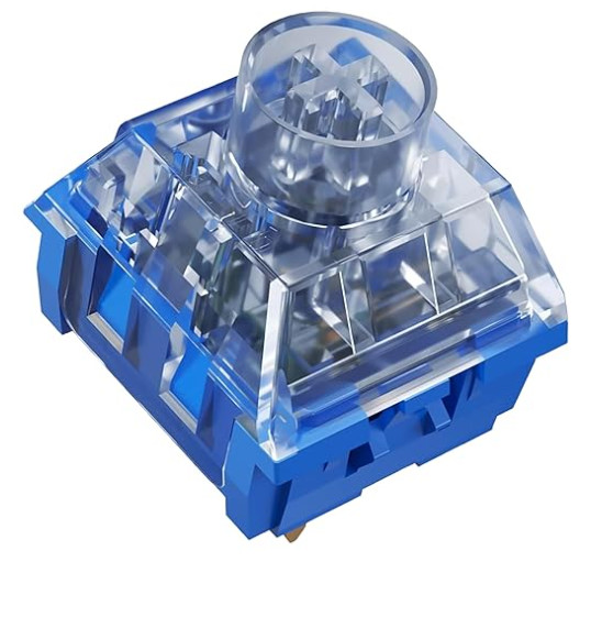 Kailh Box lslet Pro Silent Switches,Deep Sea Silent Linear 3-Pin 45gf 108 pcs