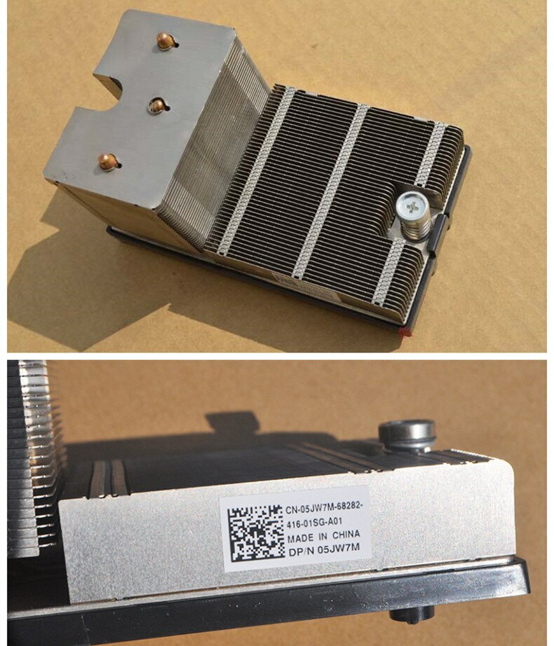 Original Genuine 5JW7M 05JW7M Cooling Heatsink For DELL R720 R720XD CPU Server