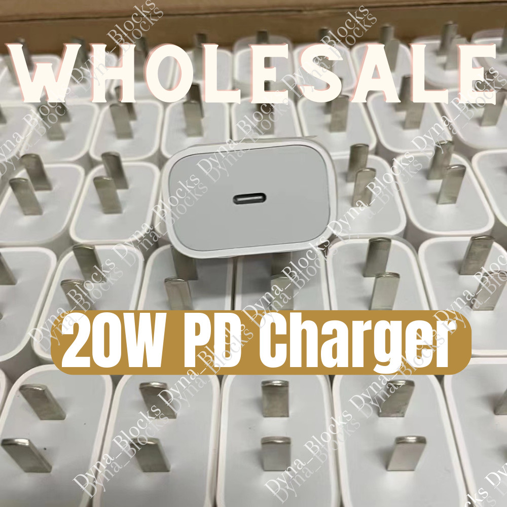1-1000X Lot 20W PD Fast Charger For iPhone 14/13/12/15/11 USB Type C Cube Plug