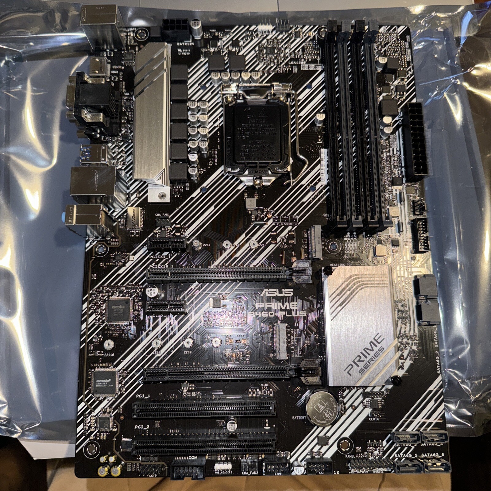 ASUS Prime B460-Plus LGA 1200 ATX MB-8+1 Phase VRM, Dual M.2, for Stable Home PC