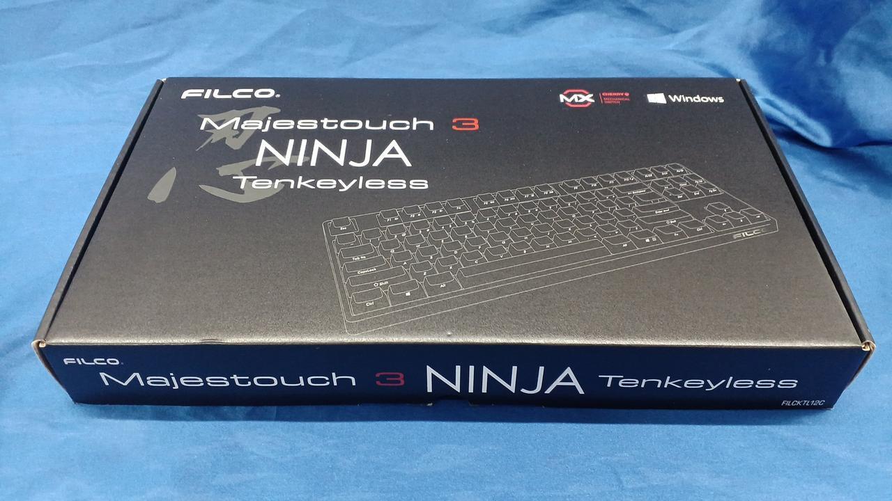 Filco Majestouch 3 Ninja TKL Mechanical Keyboard Good Condition Used