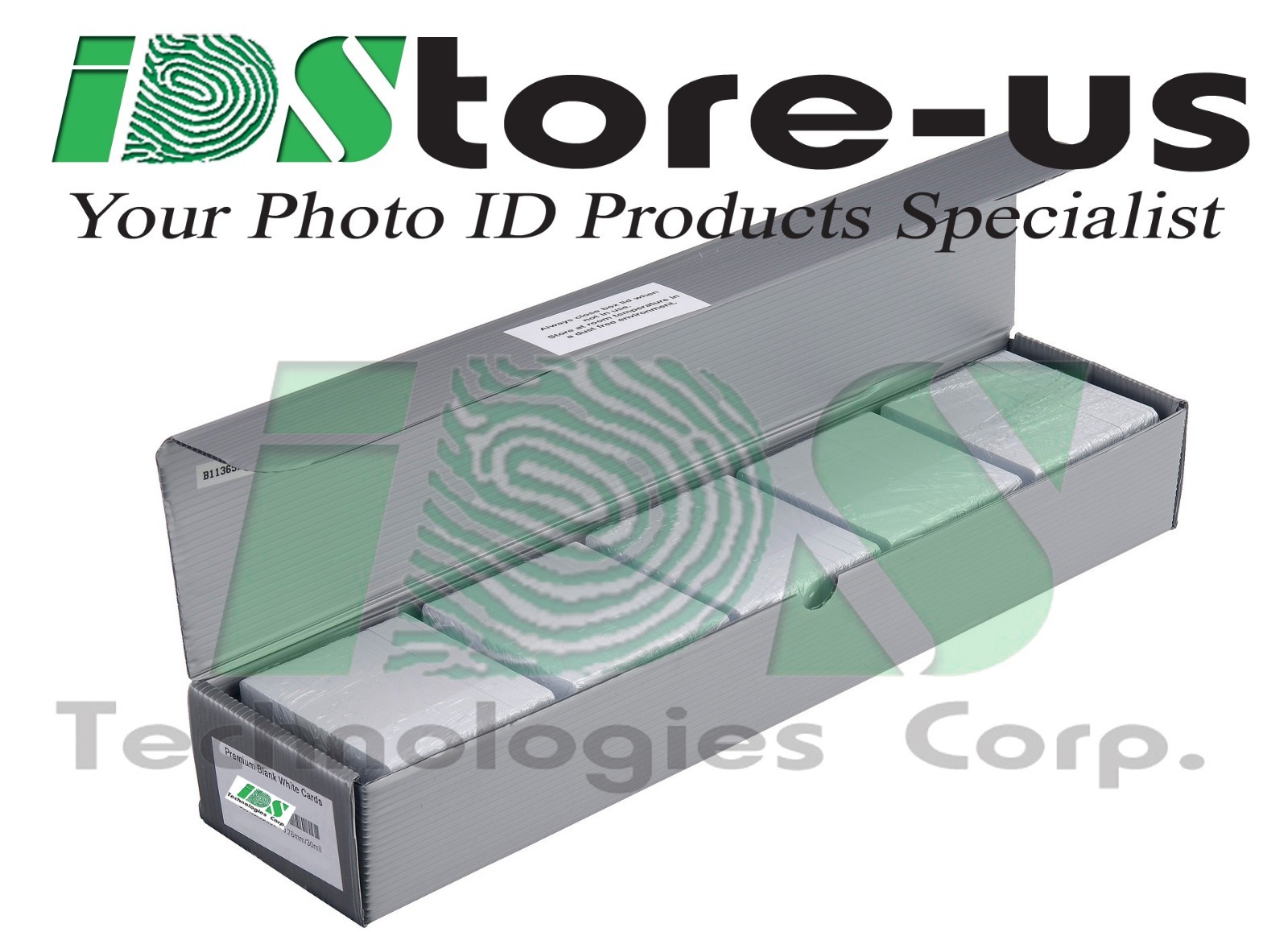 500 Blank White PVC Cards - CR80, 30 Mil, Plastic ID Cards, **  **