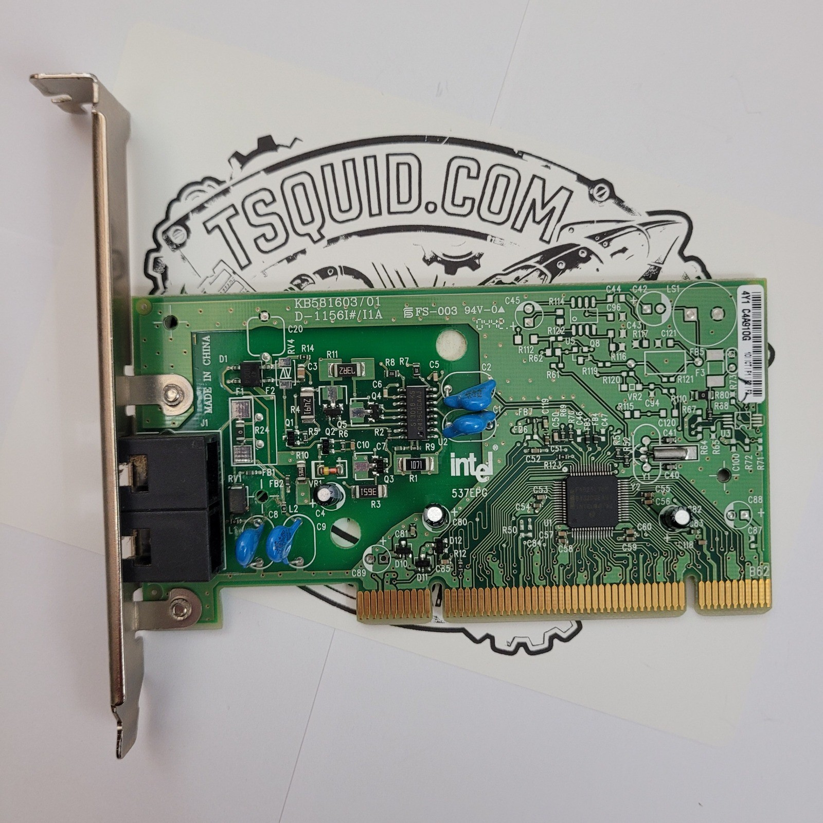 Intel 537EPG PCI Internal Data Fax Modem Card 0X2749 REV A01