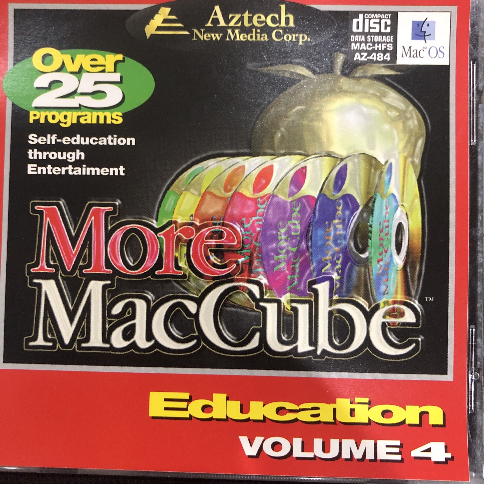More MacCube Education Volume 4 (Mac OS, 1996) Aztech New Media MAC-HFS AZ-484