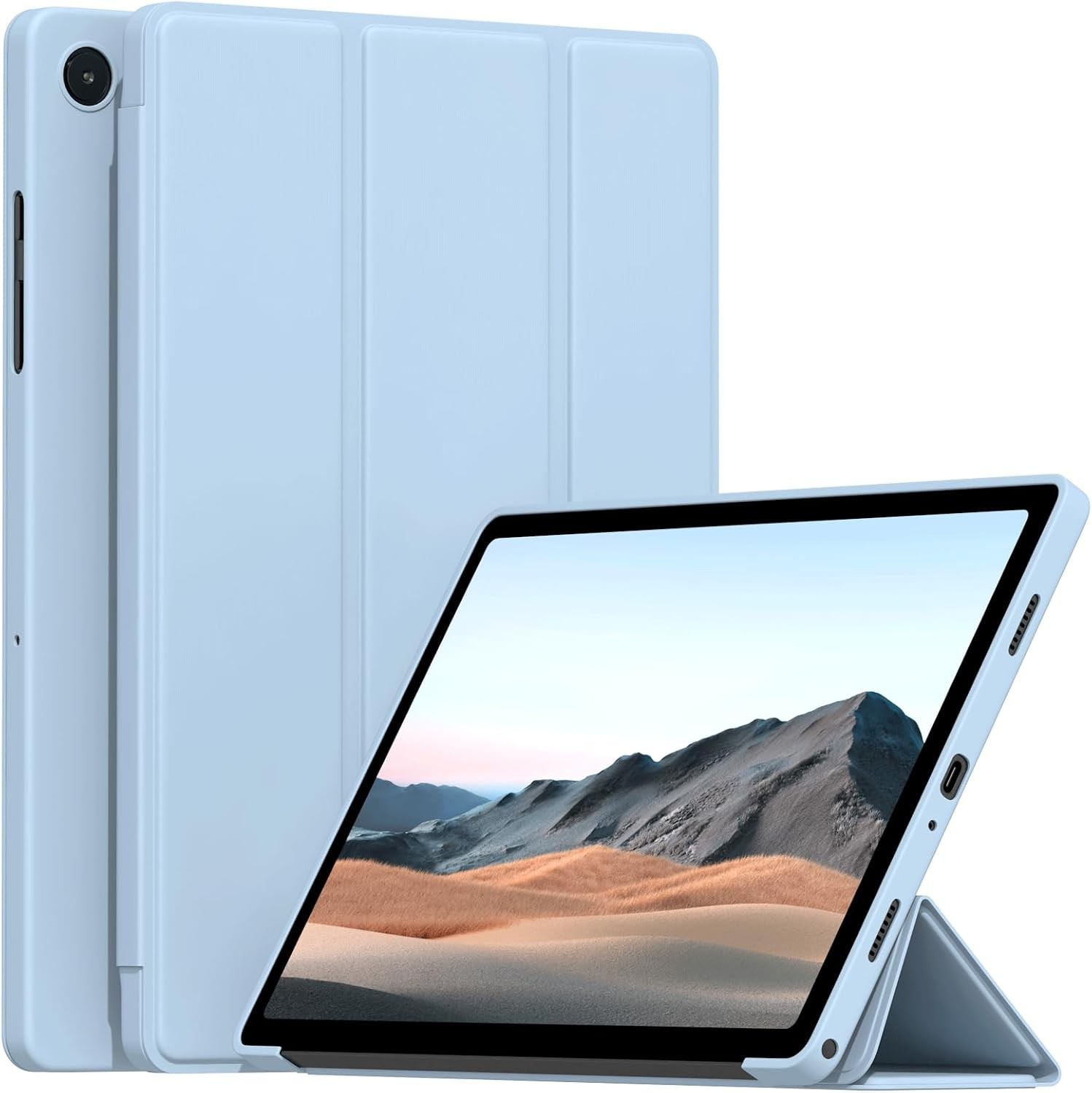 Case for Samsung Galaxy Tab A11 Plus 2025, Slim Lightweight Trifold Stand Cover
