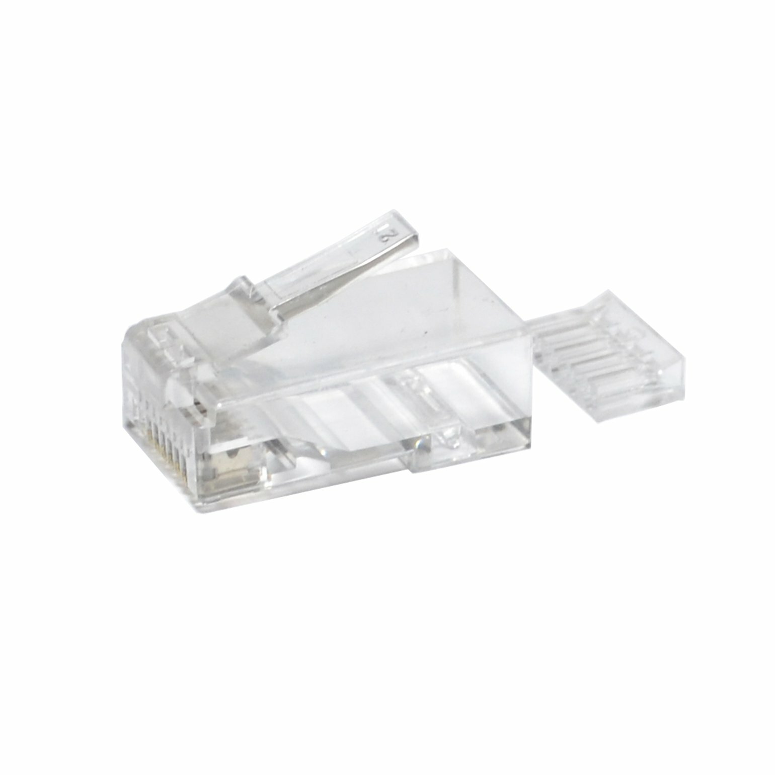 100 pieces  RJ45 Plug Cat6 w Load Bar Insert Modular LAN Network Connector Cable