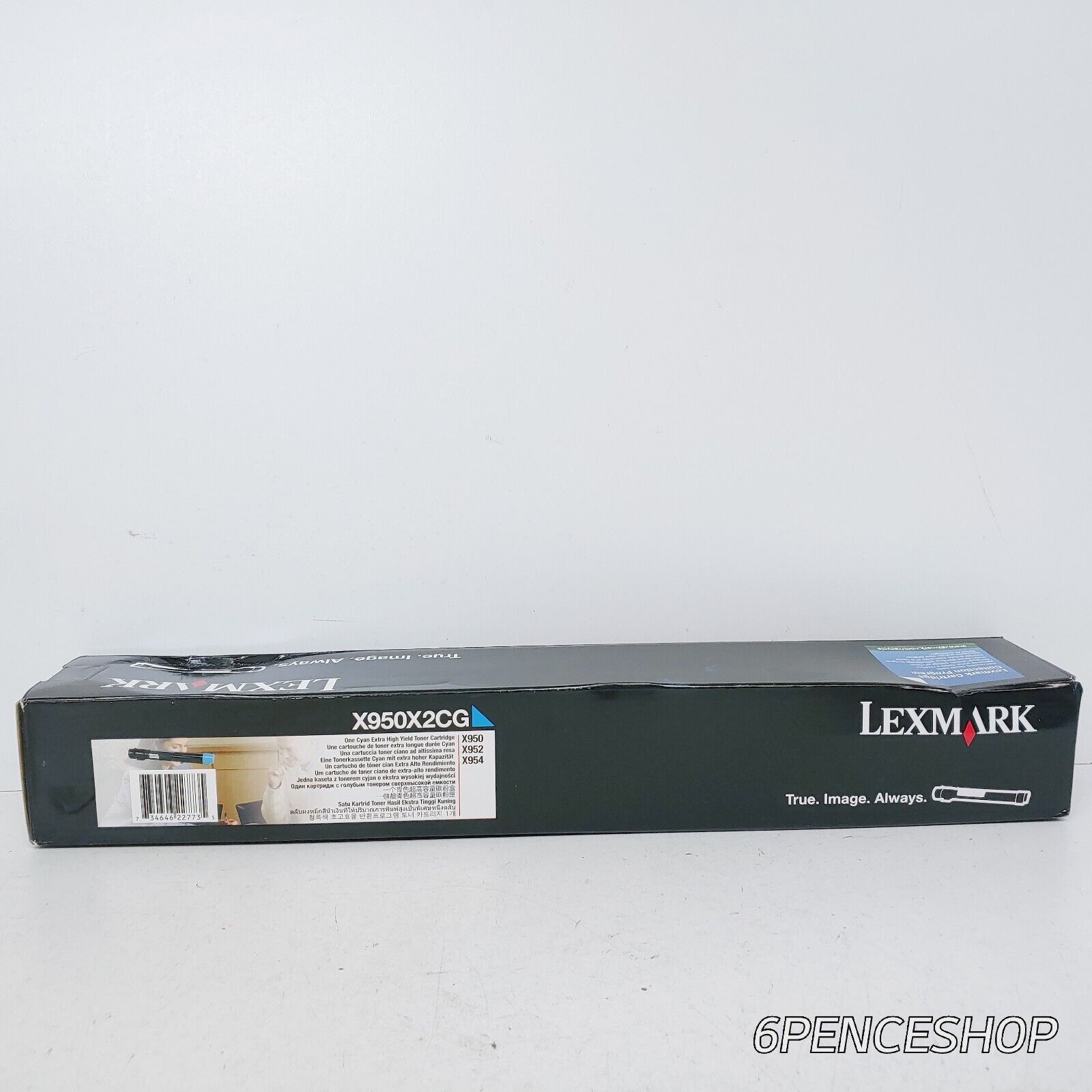 *Deformed Box* LEXMARK X950X2CG Cyan Extra High Yield Toner