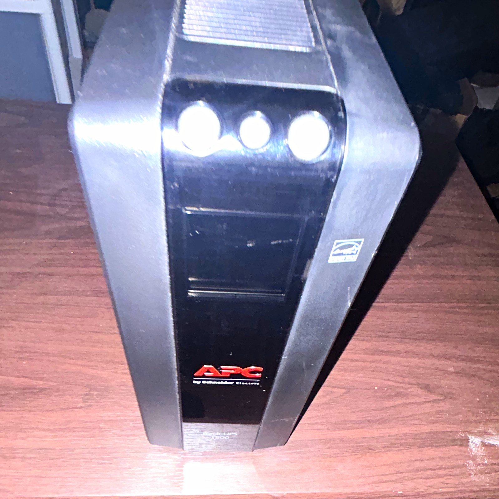 APC Back-UPS ES Desktop/Freestanding UPS 120V LED Display Surge Protection Black