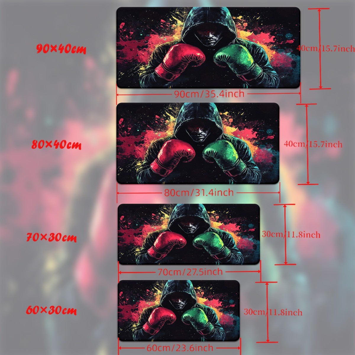 1pc of Boxing-themed Mouse Pads, Keyboard Game Enhancement Accessories, Office