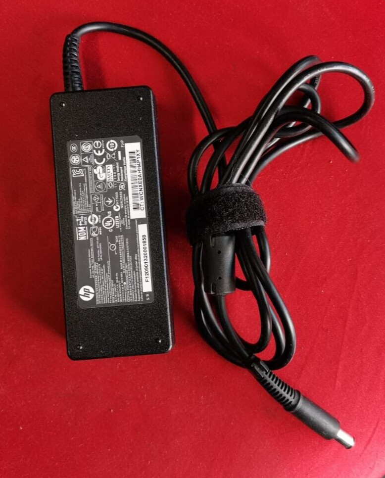 Genuine HP PPP012C-S blue tip AC Adapter Charger w/ Power Cords